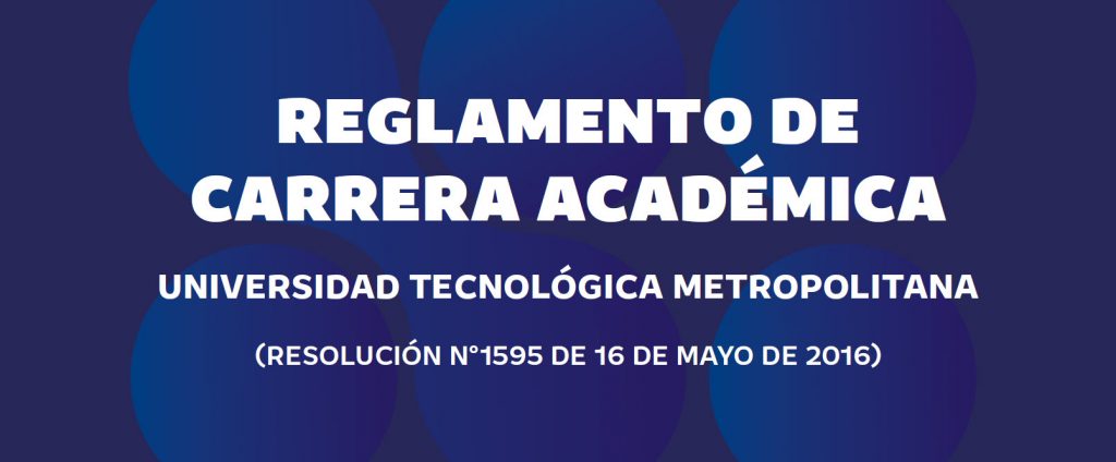 Reglamento de Carrera Académica